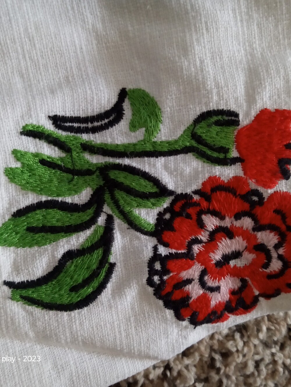 Boden Fruity Fun Embroidered Midi Skirt White Medium 8 Regular - Picture 9 of 11